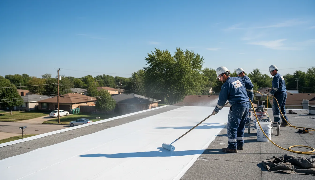 Commercial roof coating in Moreno Valley, CA near me